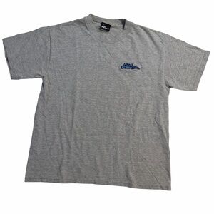 Vintage No Fear Gray Short Sleeve T-Shirt Large Single Sided Double Stitched